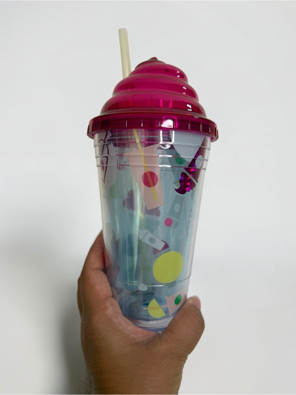 Starbucks Japan 2016 Limited Edition Cold Cup - Whipped Cream Lid - 16oz - Picture 7 of 10